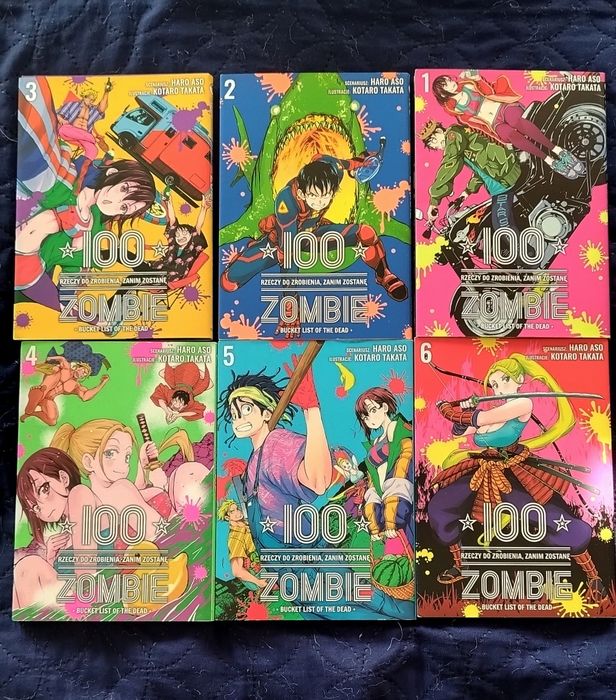 100 rzeczy zanim zostanę zombie tomy 1-6 Manga