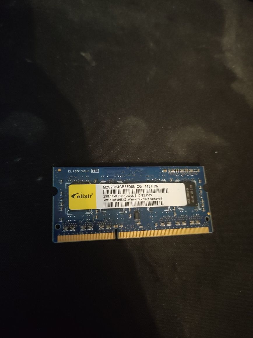 Kość ram elixir 2GB sodimm