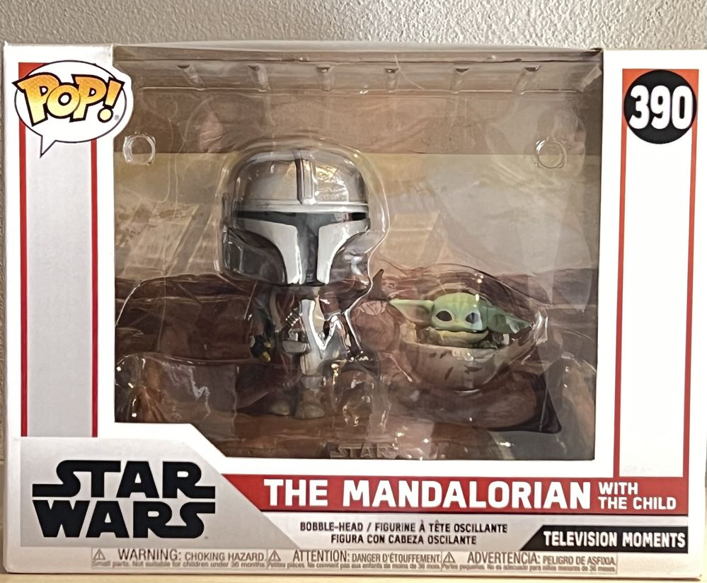 Pop StarWars the mandalorian with the child