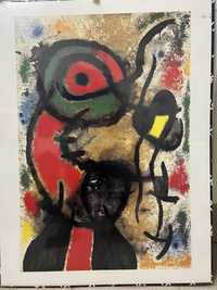 Plakat Joan Miro Personnage et Oisea 1965