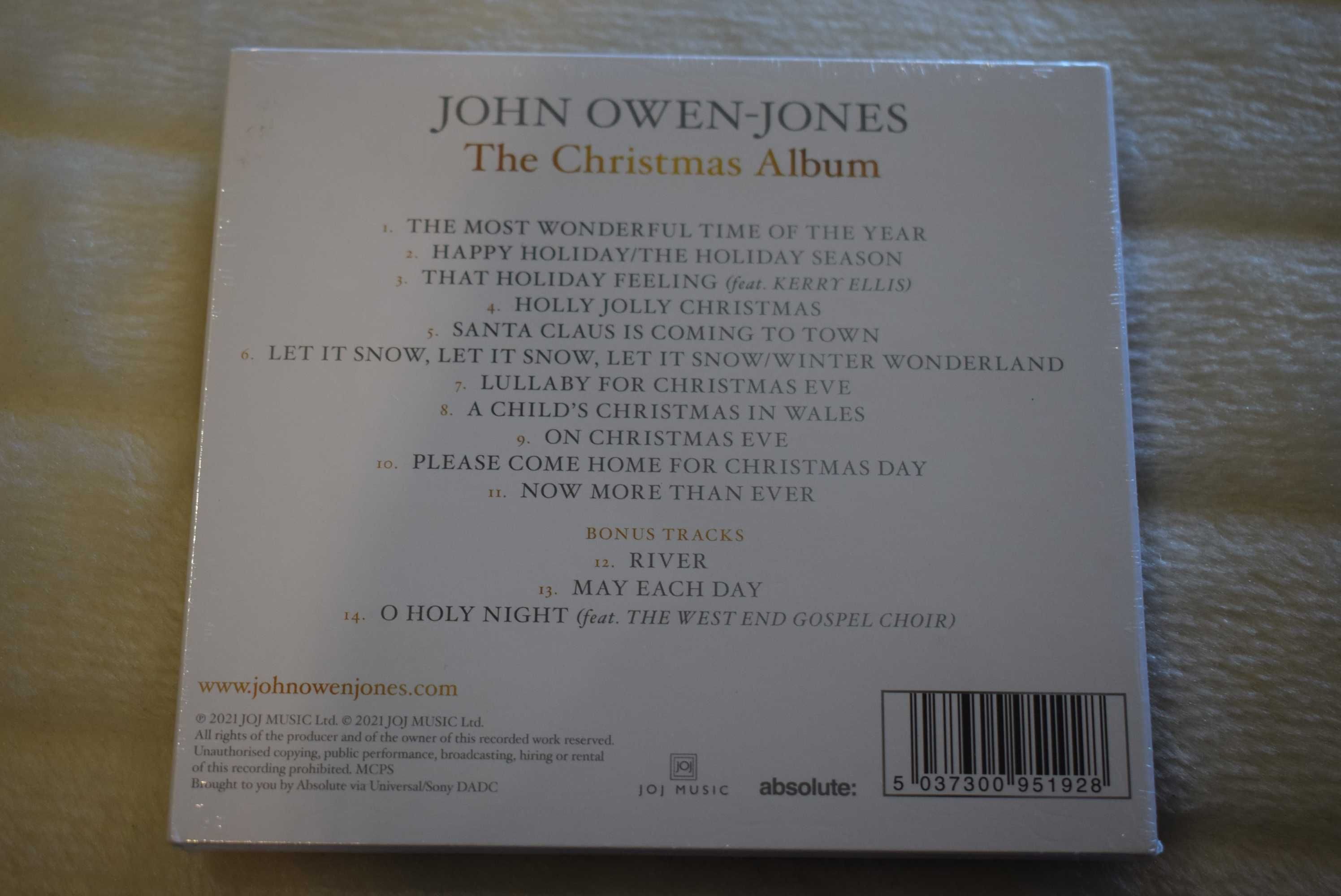 John Owen - Jones The Christmas Album  CD Nowy w folii