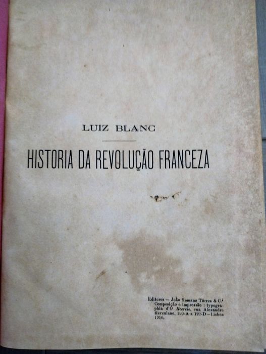 Historia da Revolução Franceza por Luiz Blanc