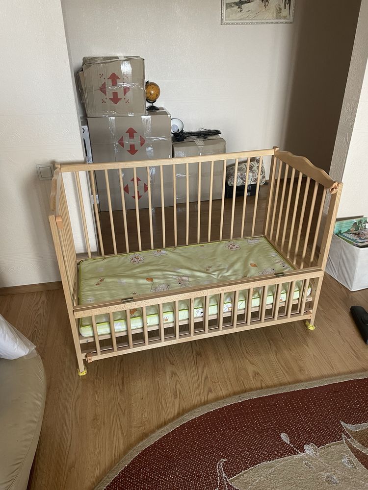 Ліжечко з Ортопедичним Матрацом