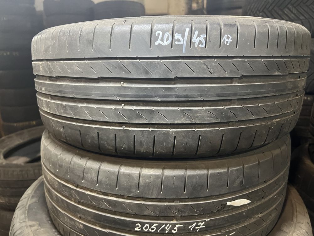 Автошини літні CONTINENTAL 205/45R17  Резина,Колеса,Гума,Скати, Шини)