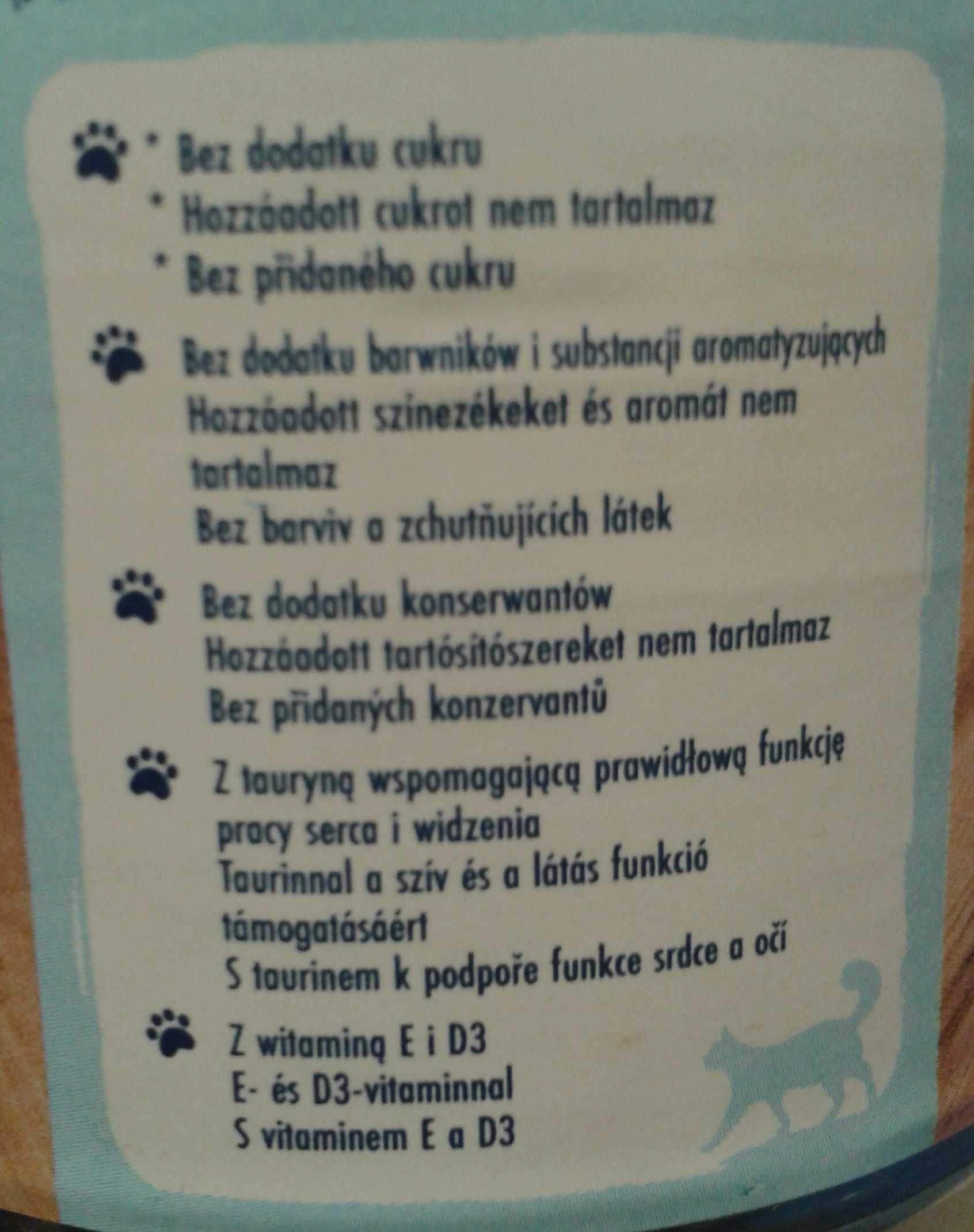 Winston Karma dla kotów bez cukru z WĄTRÓBKĄ i DROBIEM puszka 5 x 400g