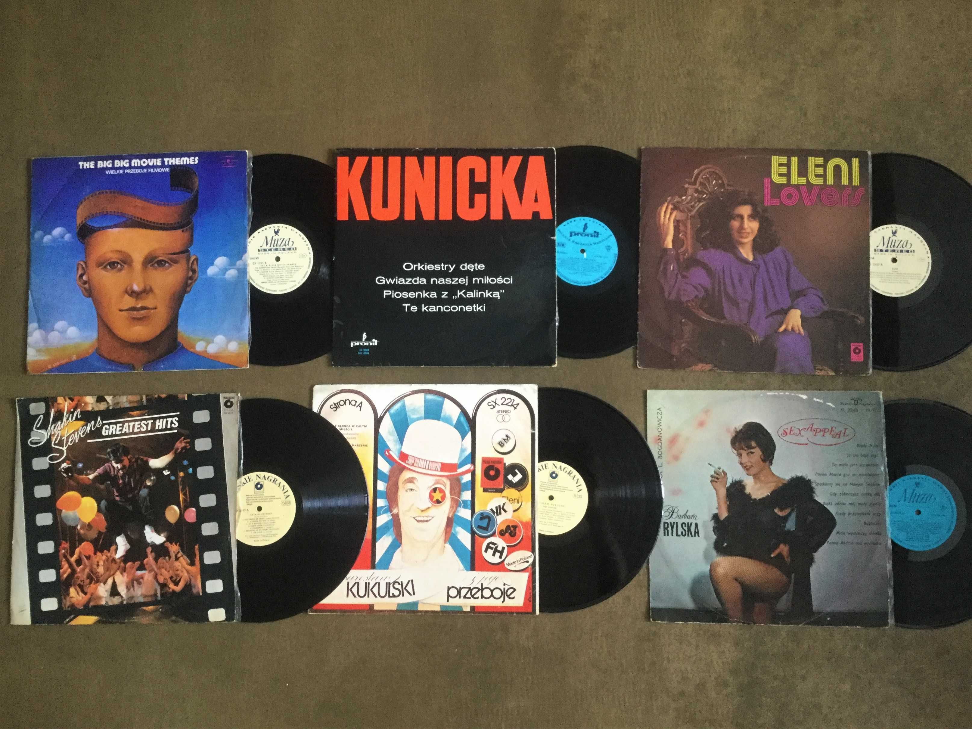 Shakin Stevens, Muzyka Filmowa, Kukulski, Eleni, Kunicka - Zestaw 6LP