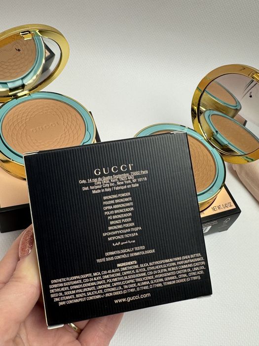 Бронзер Gicci для обличчя , пудра бронзер , румʼяна