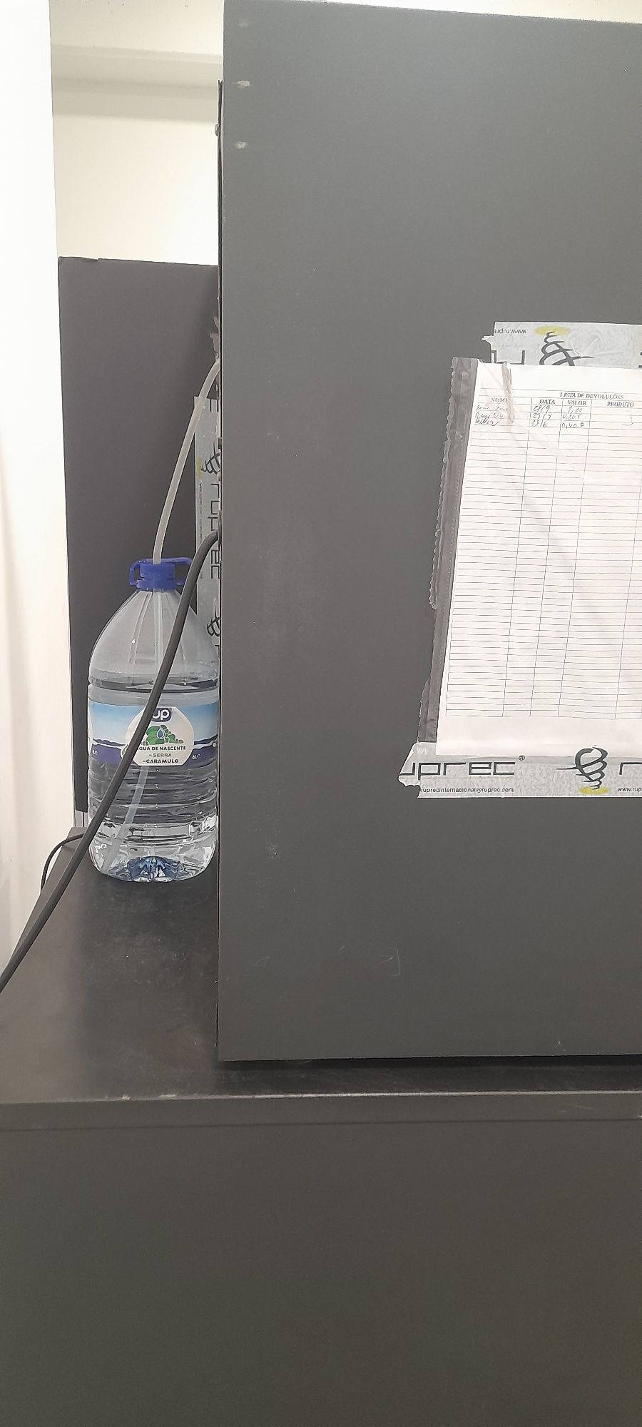 Máquina de café Bianchi Pégaso a funcionar.