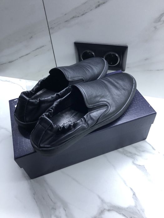 Макасини Туфлі Кеди Лофери чоловічі,чорні Estro шкіра,42