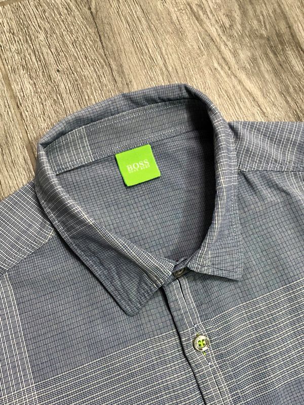 Hugo Boss Koszula Męska Logowana na Rękawie r. M