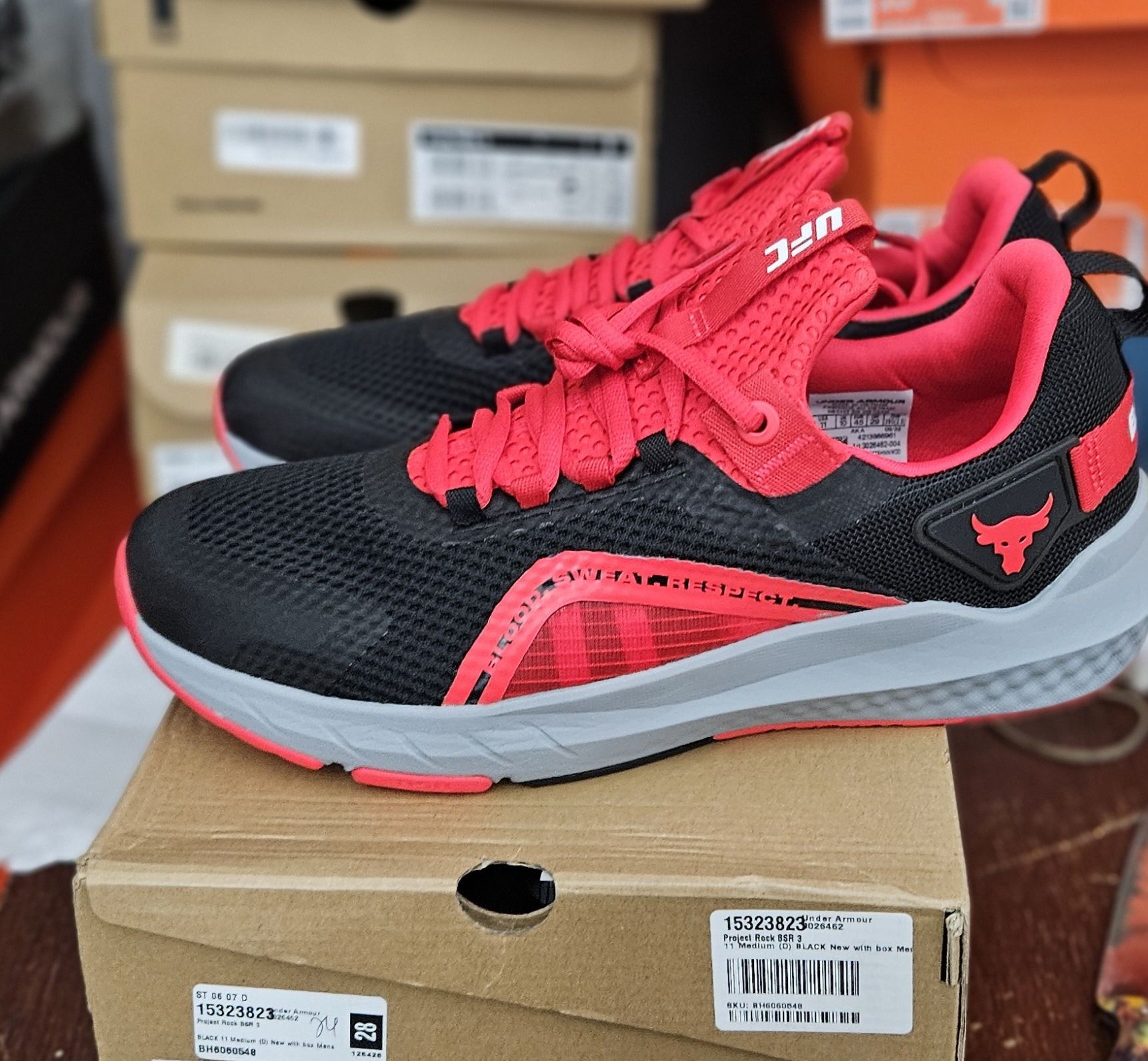 кроссовки Under Armour  Project Rock BSR 3. Размер 45