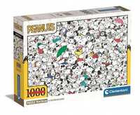 Puzzle 1000 Compact Impossible Peanuts, Clementoni