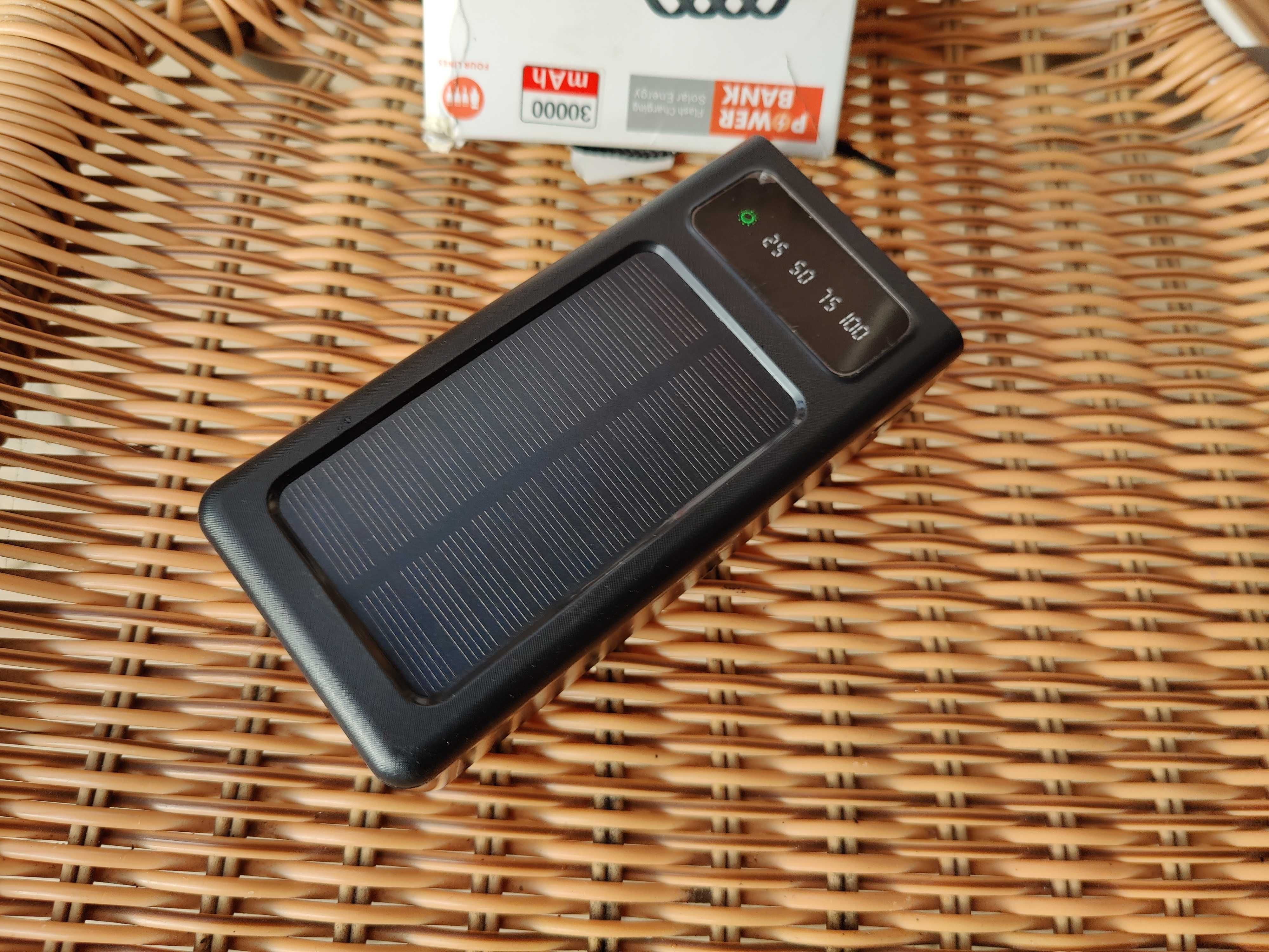 Power bank solar 30000ma Солнечная батарея