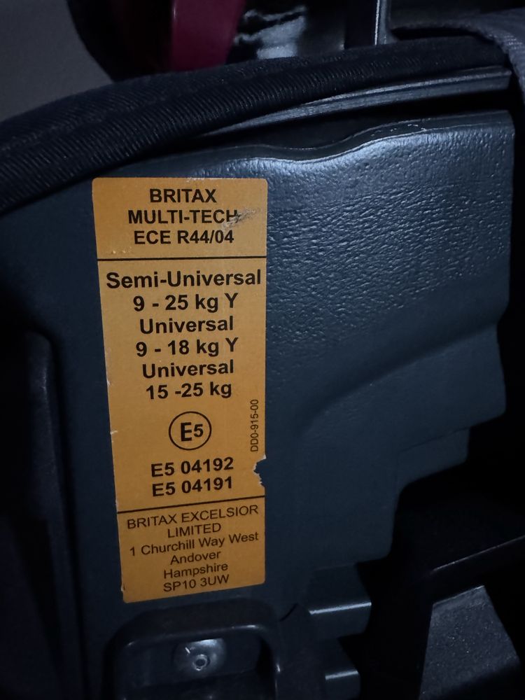 Cadeira  crianca  Britax Multi Tech