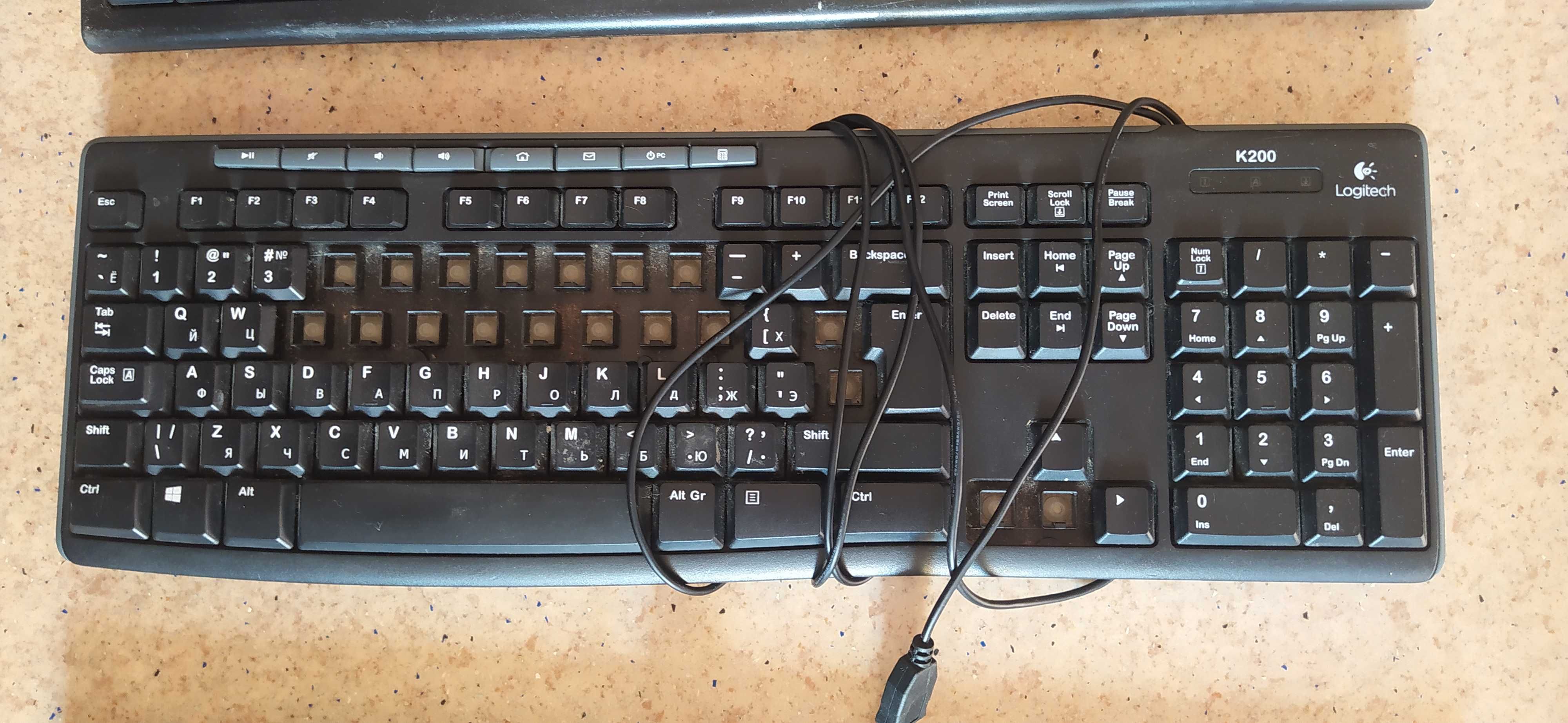 Клавиатуры на запчасти a4tech mitsumi tk105 havit Genius logitech 6 шт