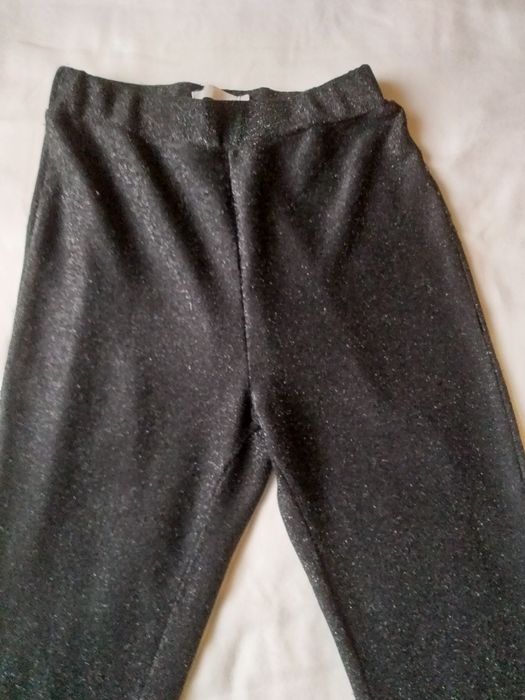 Штани  нарядні кльош з люрексом