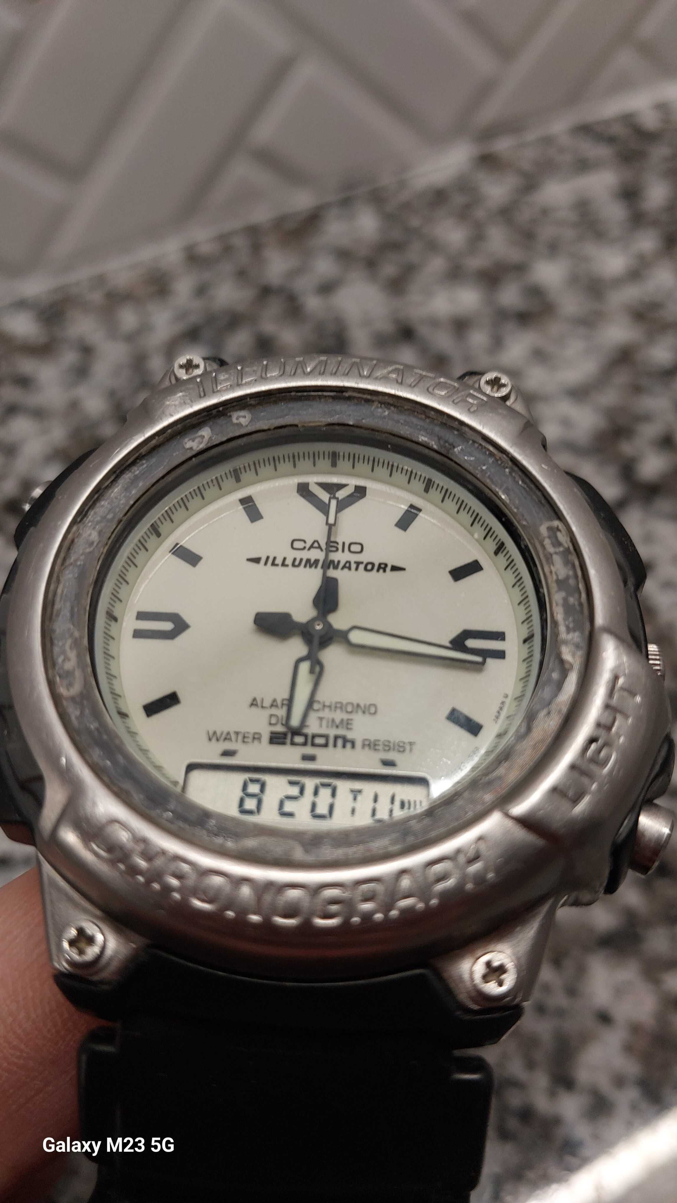 zegarek casio ad300 chrono lata 90