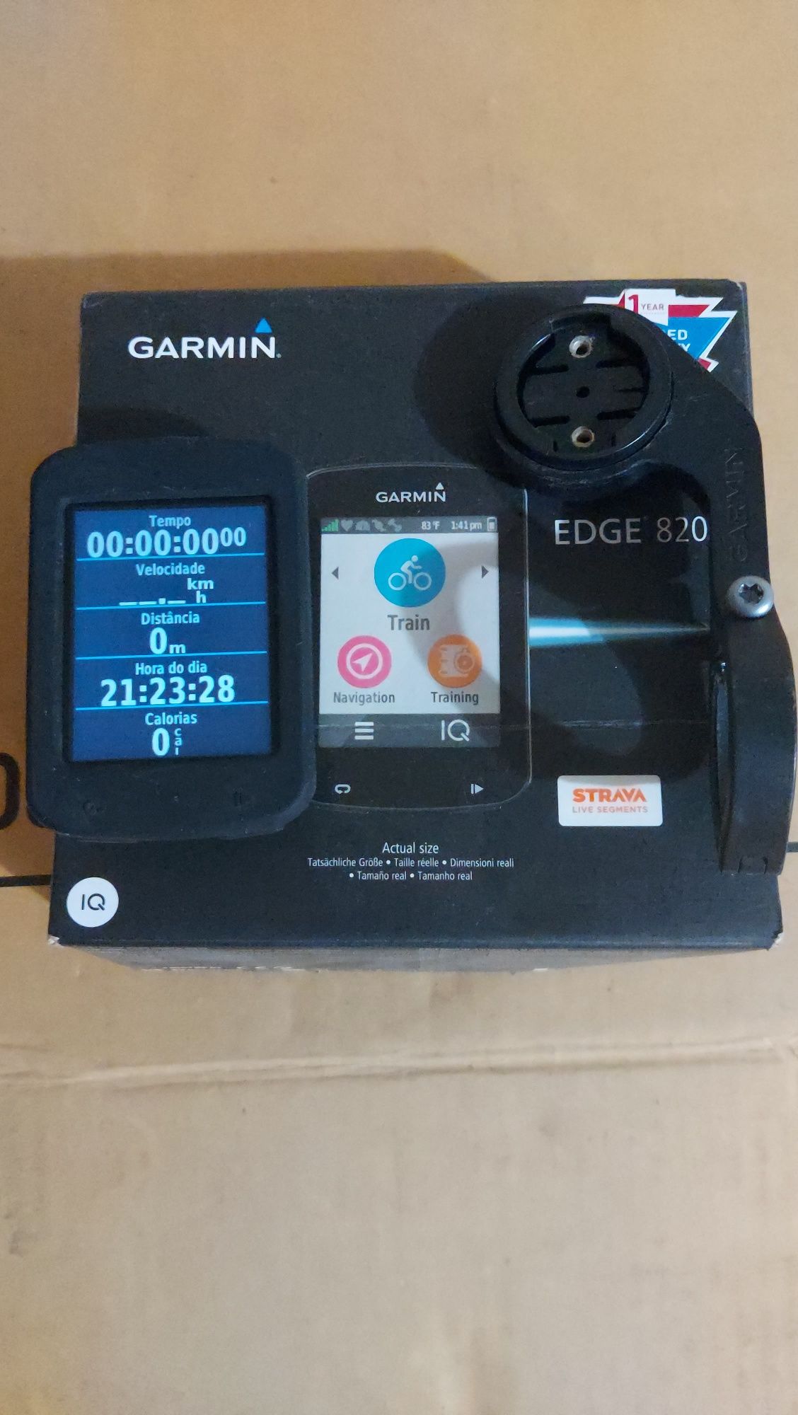V...GPS Garmin Edge 820