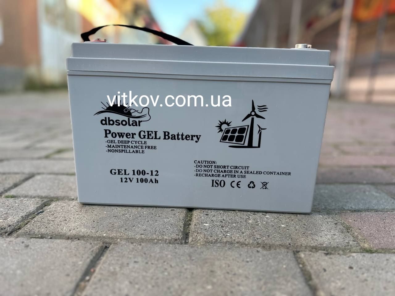 Акумулятор гелевий тяговий dbsolar 100а 200а Gel Battery можливий опт