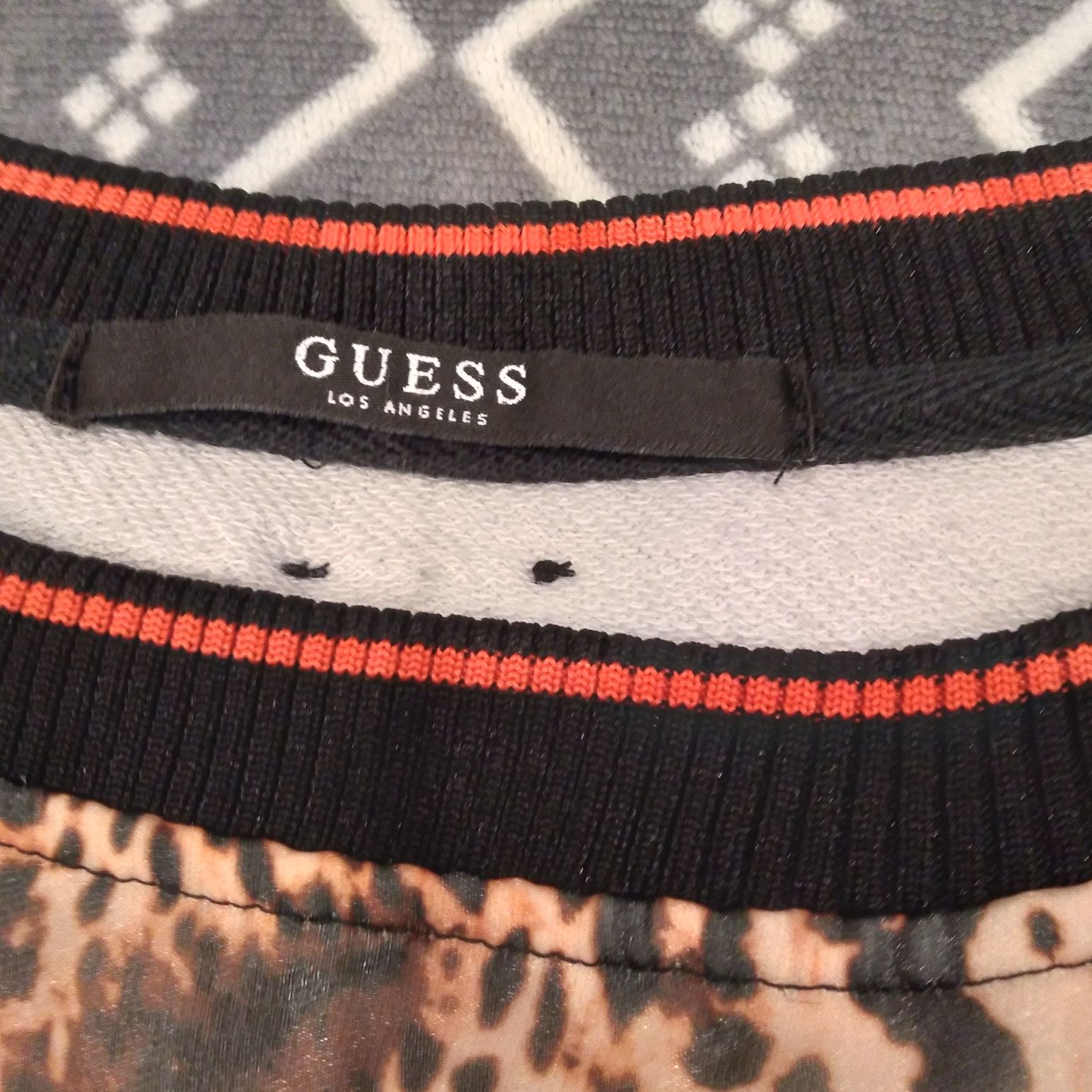 Guess bluza damska orginał wzór panterka xl