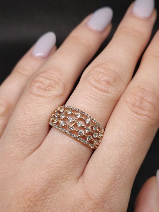 Кольцо золотое р19