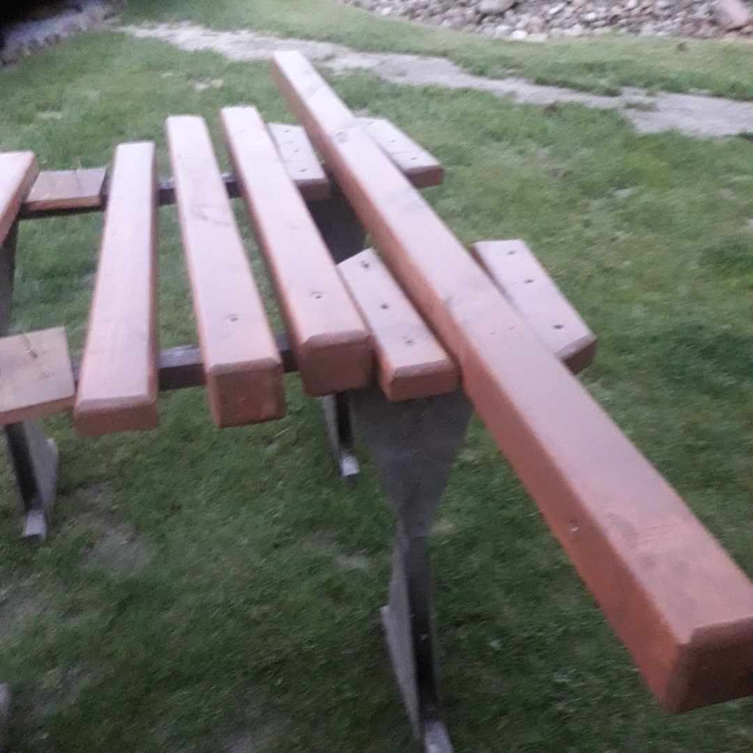 Stelaż hamaka drewniany