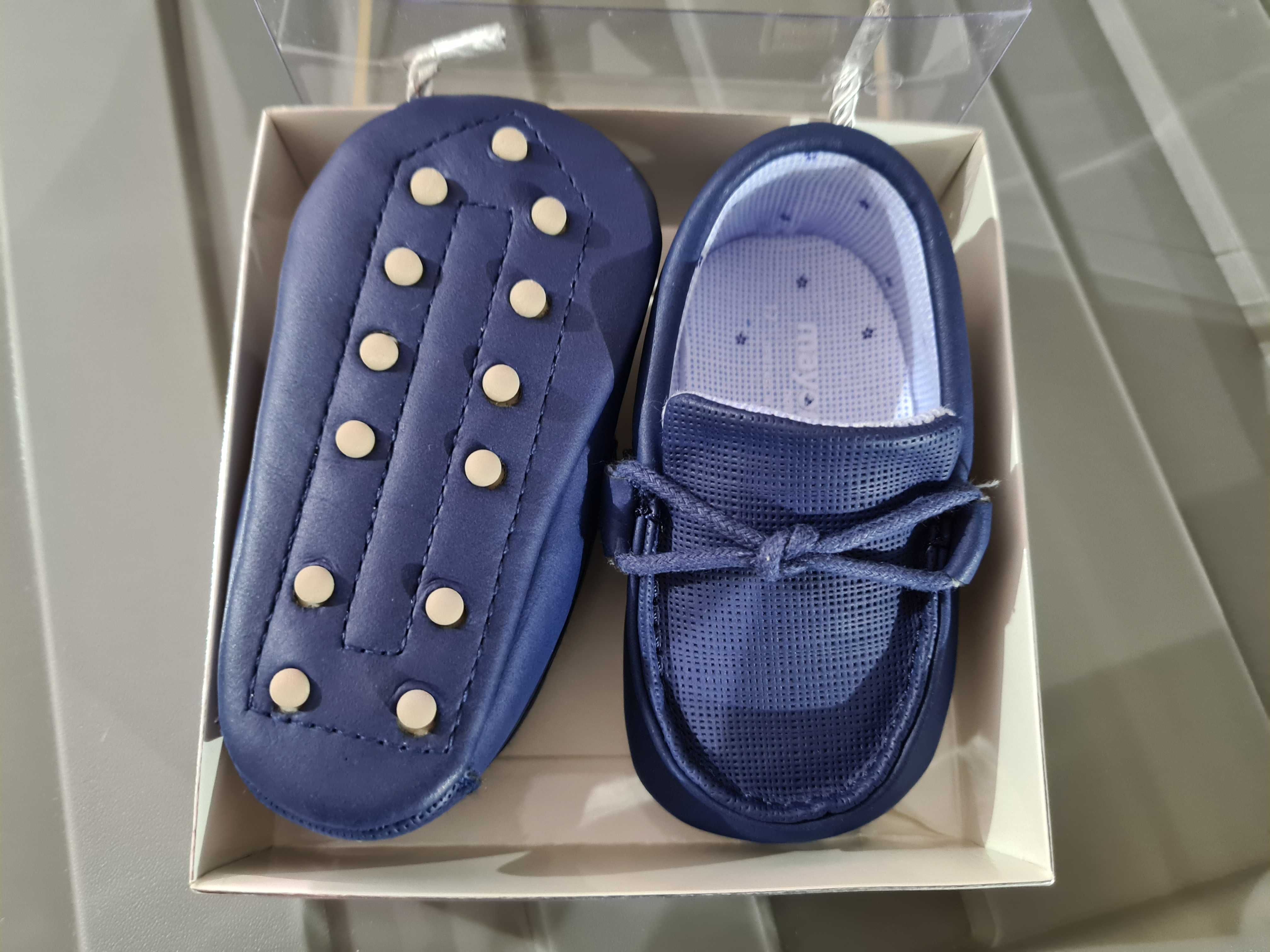 Mocassins Bebé Mayoral NewBorn Azul - Tam. 17 - NOVOS