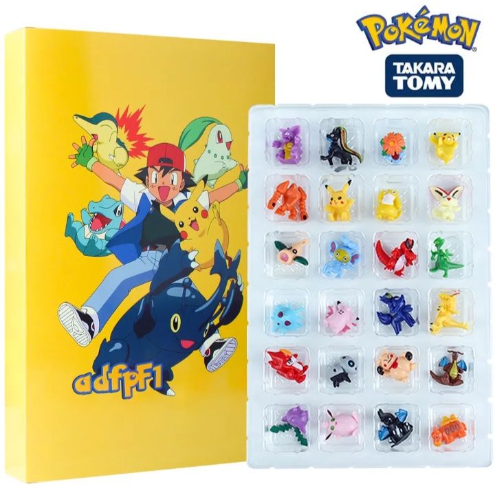 Адвент календар Pokémon (24 фігурки)