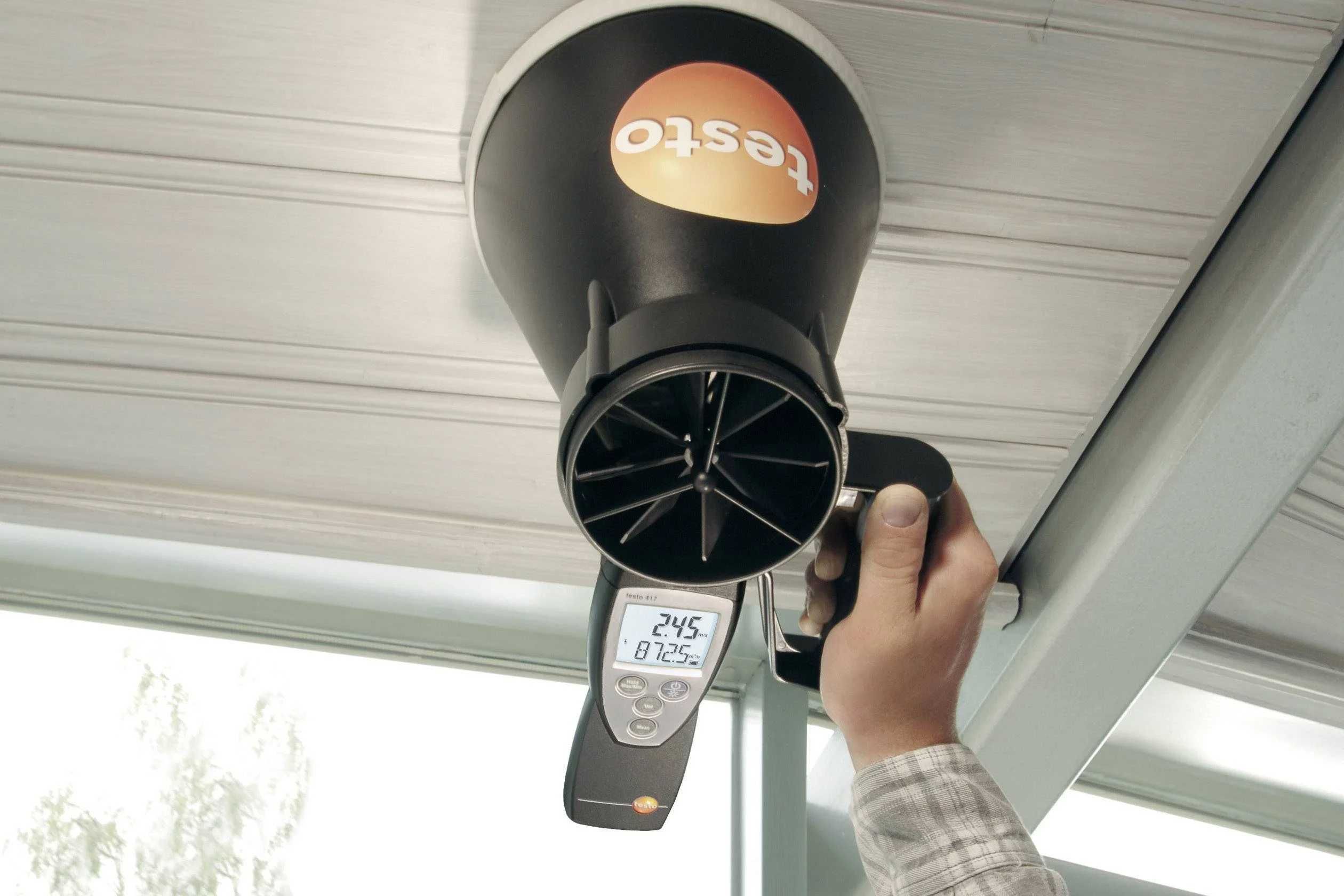 Wynajem anemometr TESTO 417, świadectwo wzorcowania.