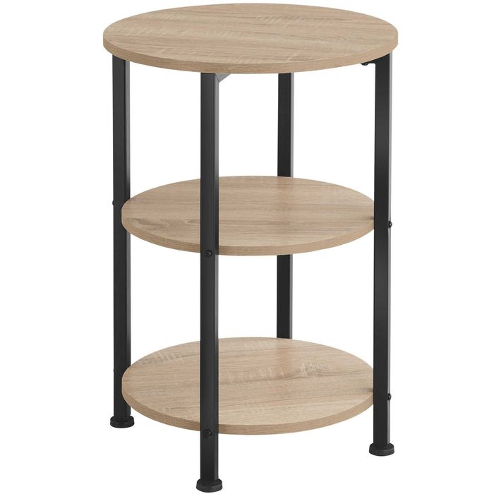 Stolik boczny Colchester industrialny jasny lub ciemny OUTLET