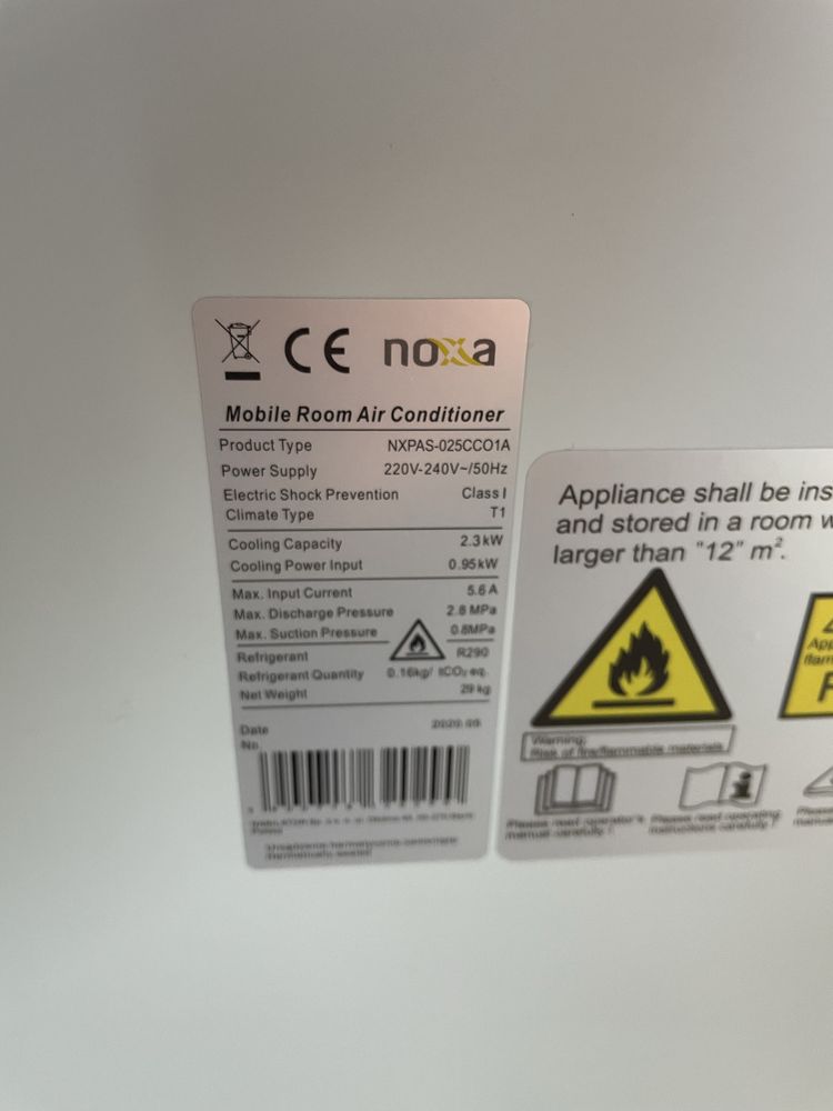 Klimatyzator przenośny NOXA Smile NXPAS‑025CCO1A