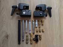 2 x zacisk Manfrotto 035 Super Clamp + wiele adapterów (Manfrotto)