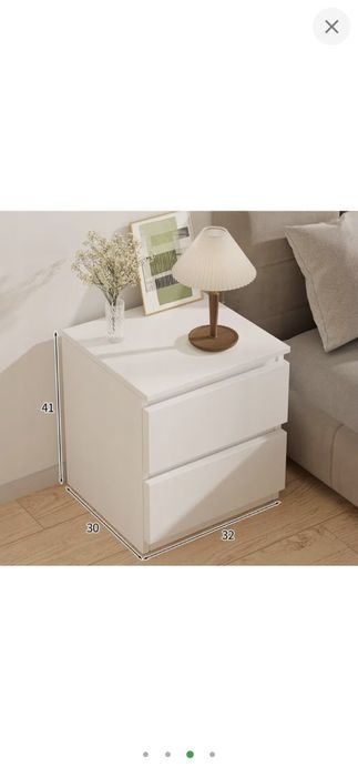 Тумбочка приліжкова (Г30/Ш32/В41) (БІЛА)