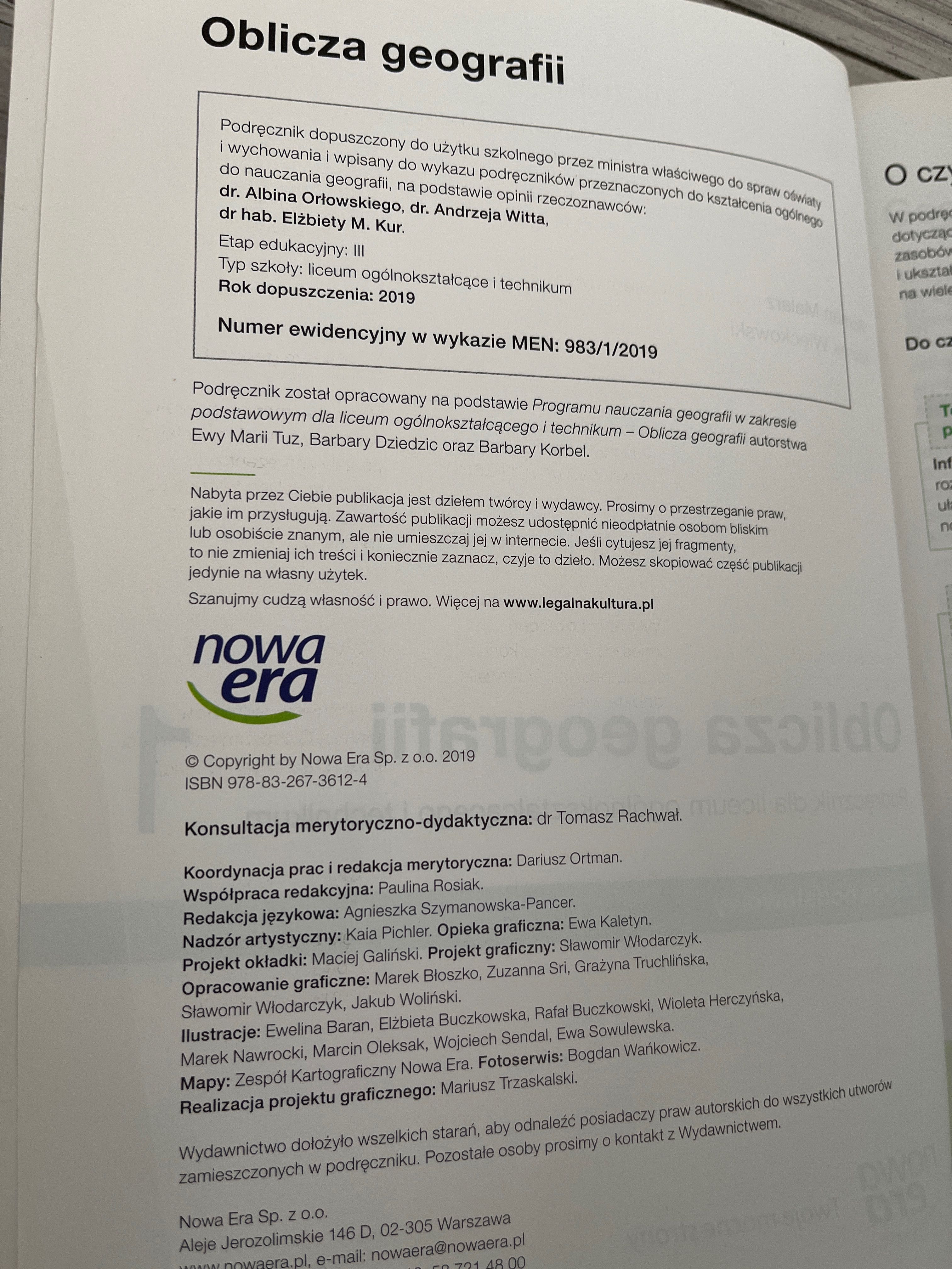 Oblicza geografii 1