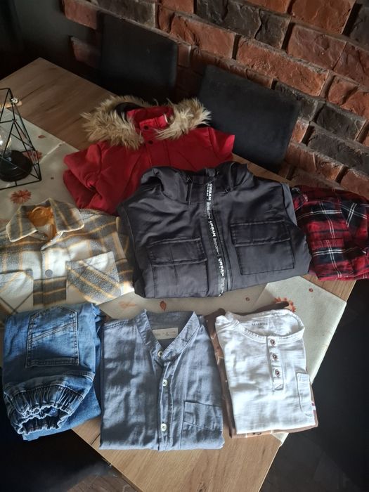 Paka ciuszków RESERVED,SINSAY, ZARA i H&M 110-128