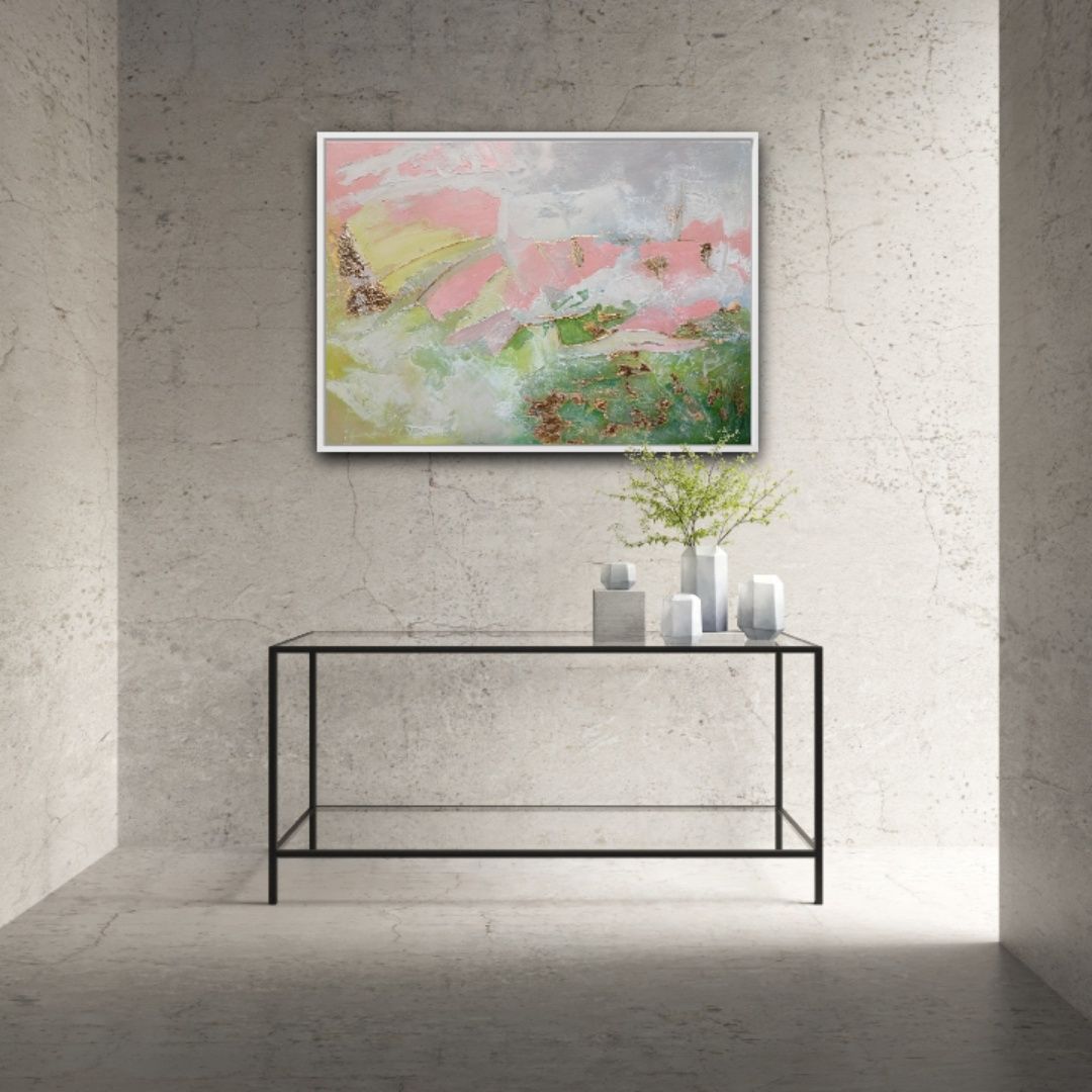 Obraz abstrakcja duży format 100 x 70 cm