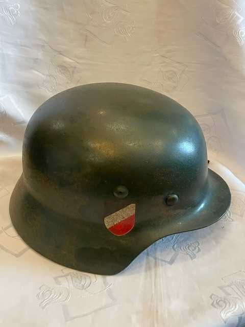Oryginalny hełm niemiecki Stahlhelm – II wojna światowa