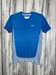 Nike футболка оригинал синяя размер L dri fit
