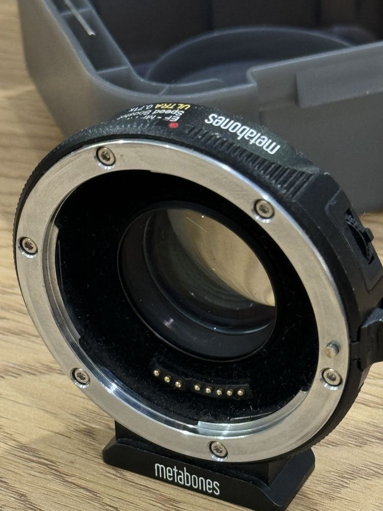 SpeedBoostet ULTRA 0.71x metabones canon EF to micro 4/3 спидбустер