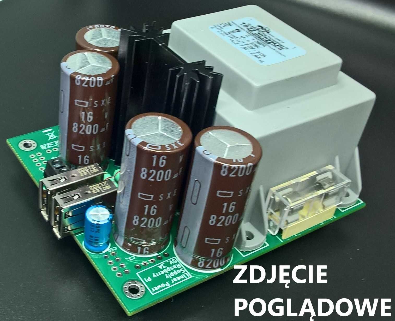 Płytka pcb - zasilacz liniowy 5V 3A