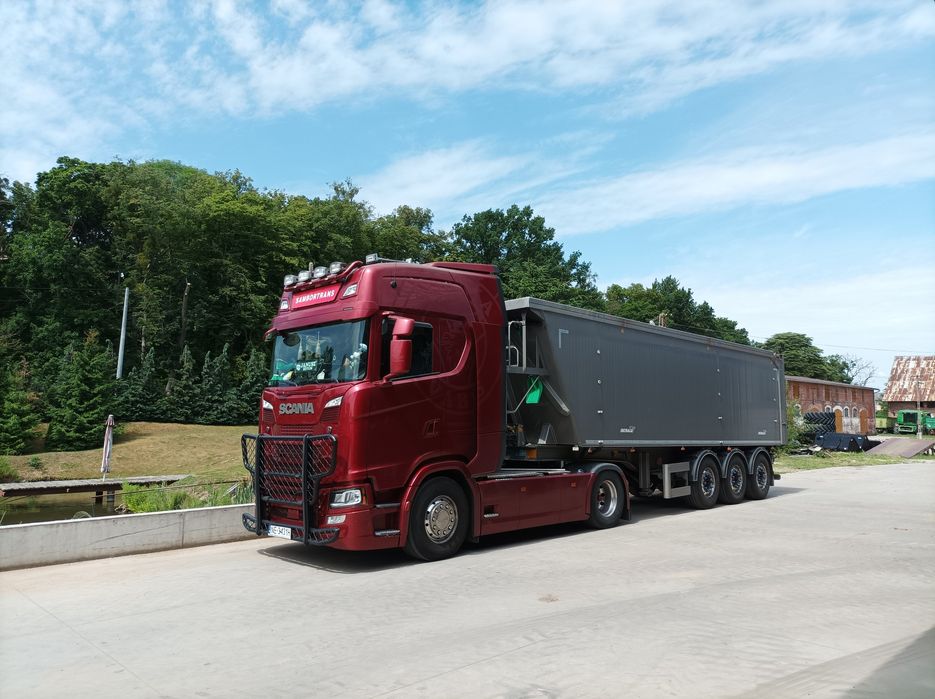 Scania S500 Piękna hydraulika