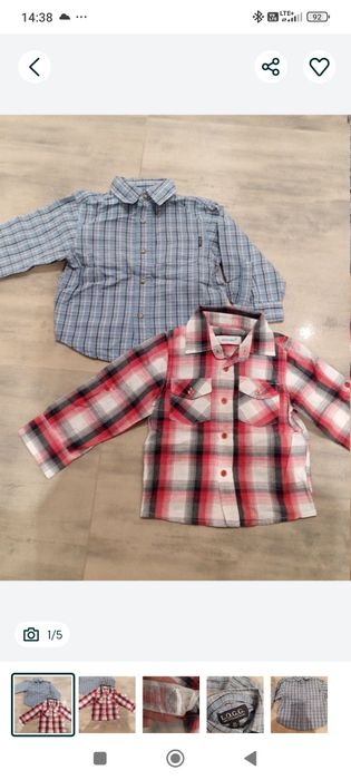 Spodnie chłopięce w rozmiarze 86-92