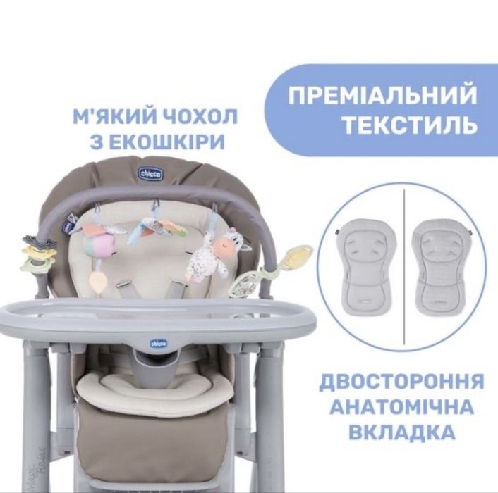 Стільчик для годування Chicco Polly Magic New