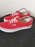 Czerwone buty trampki Vans damskie