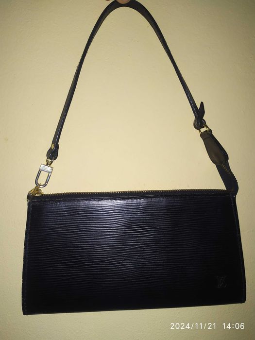 Сумка клатч Louis Vuitton чорна