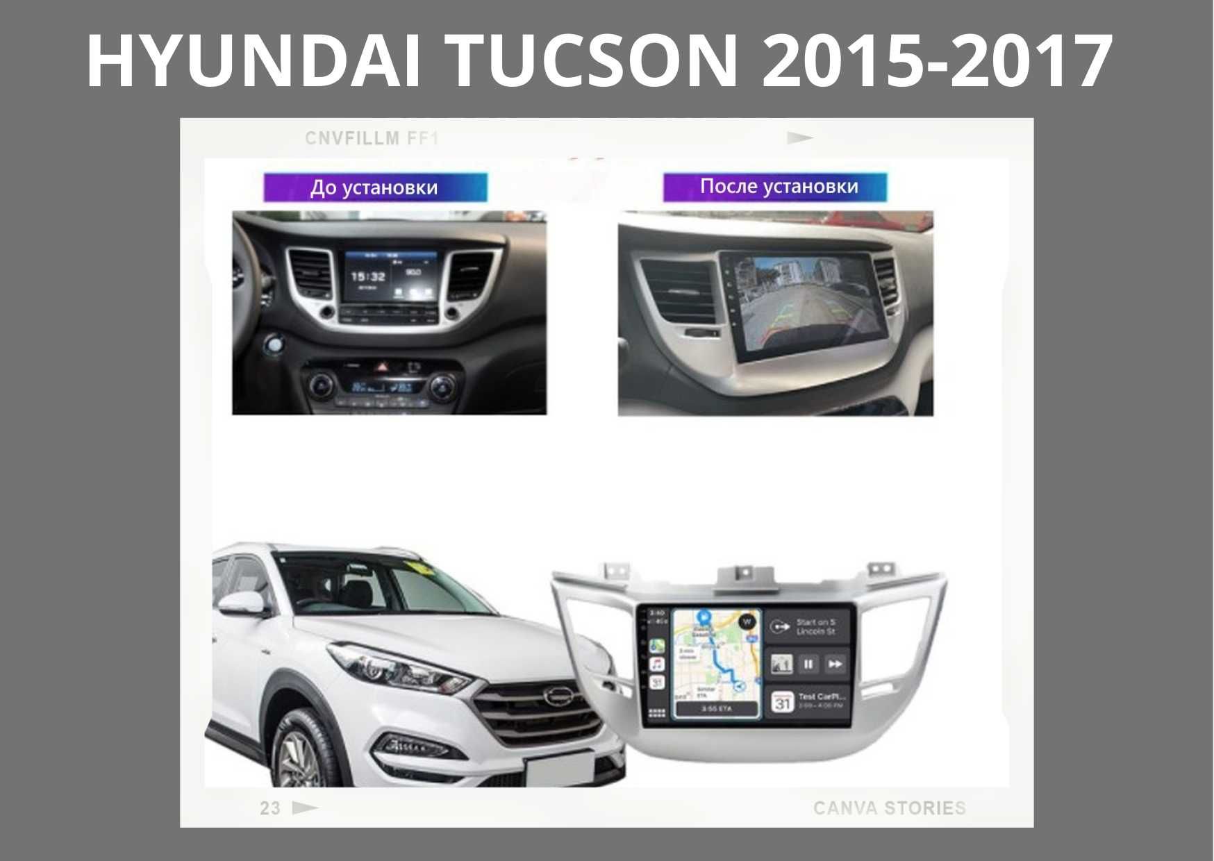 Штатні Магнітоли Hyundai Tucson 2006-2013, 2015-2017 з Android 10