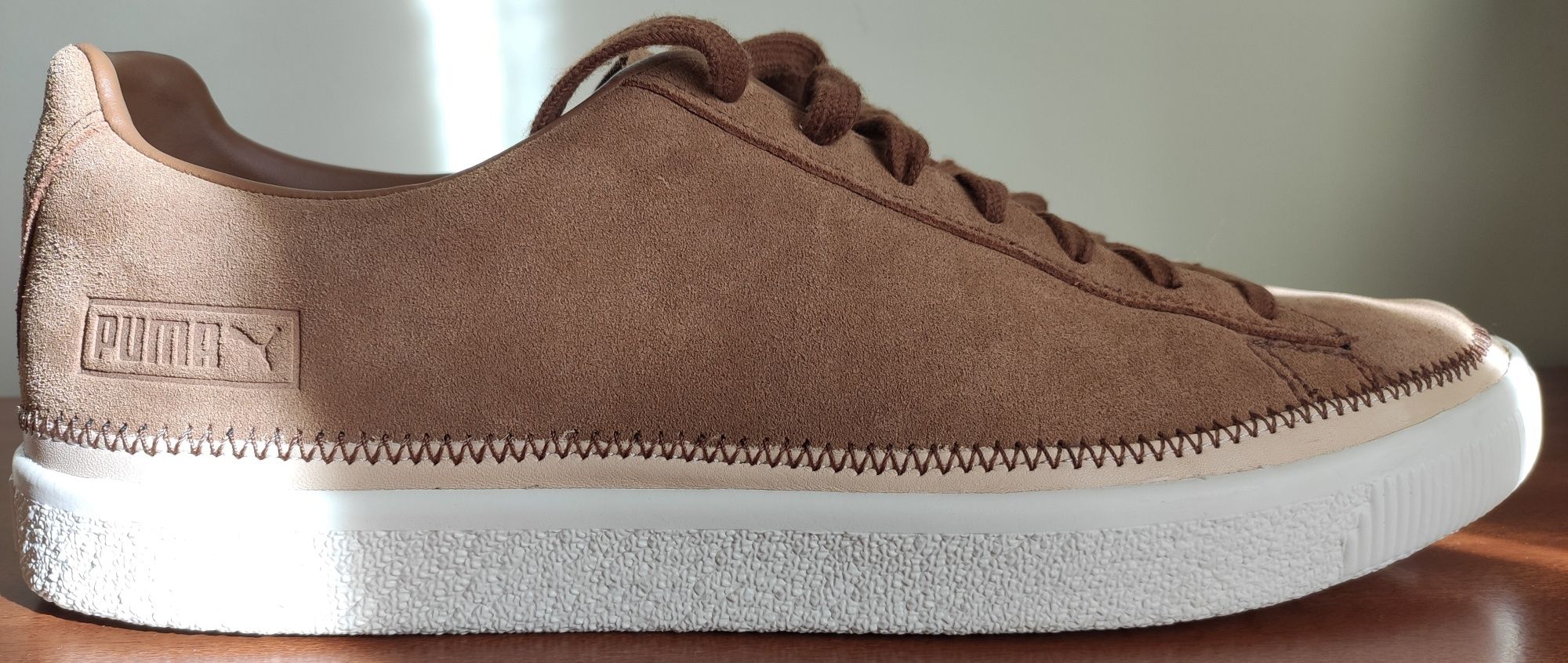 Sapatilhas Puma Suede Trim Premium - Camel