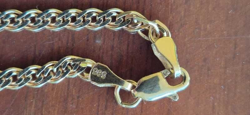 Złoty łańcuszek mona lisa 585