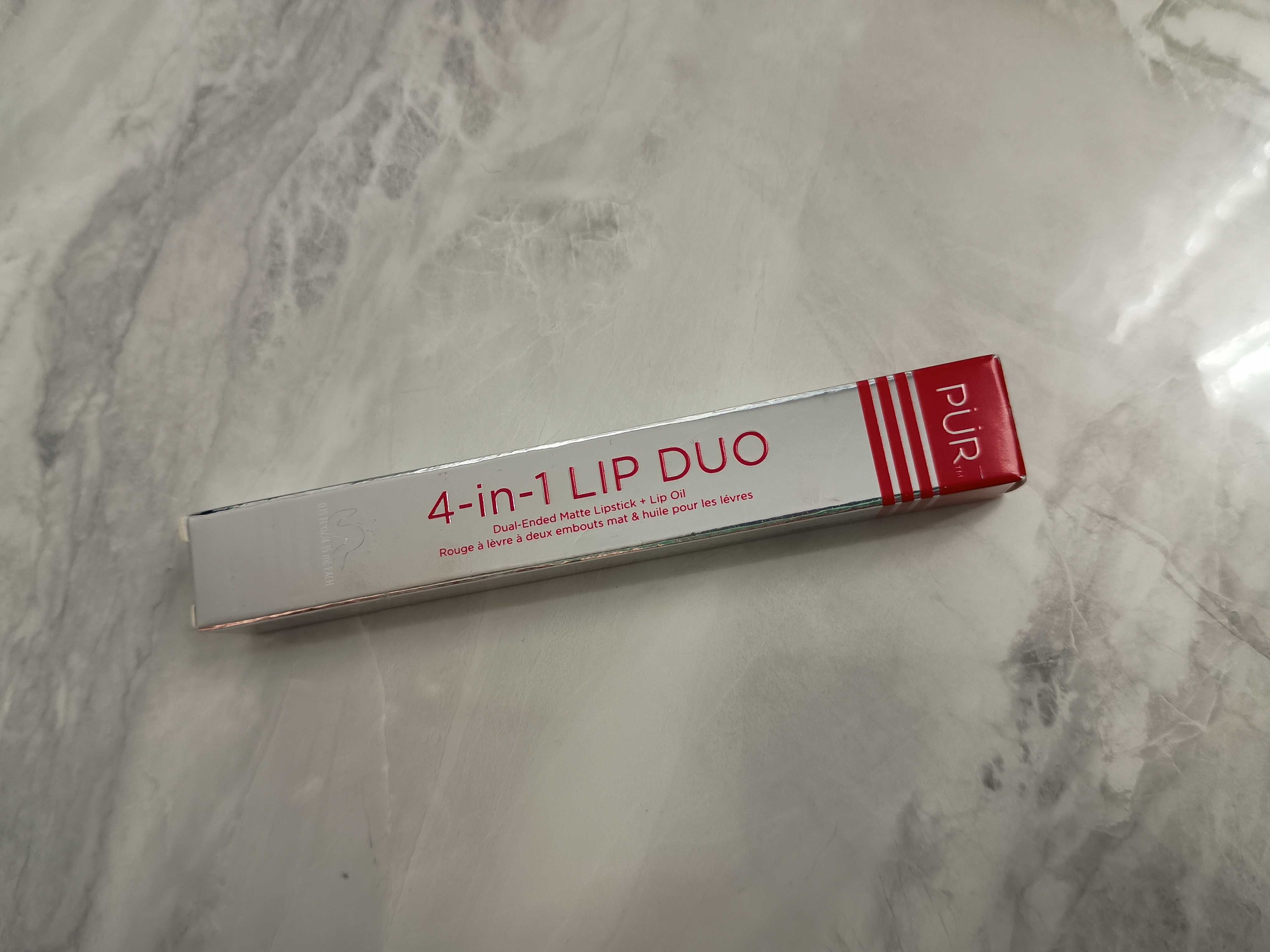 PUR - 4-in-1 Lip Duo  Matowa pomadka z olejkiem dwustronny błyszczyk