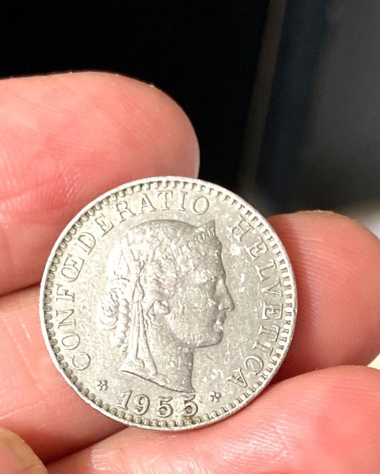 Vendo moeda suíça